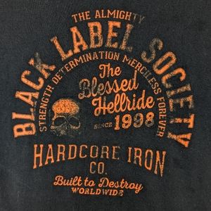 BLS Black Label Society Band Tshirt  Hardcore Hellride Heavy Metal Womens M